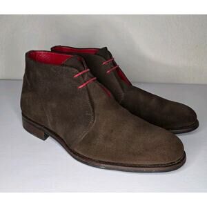 Rye 51 Men's Suede Chukka Boots Size 10 Goodyear Welt Rare Luxury Designer Shoes